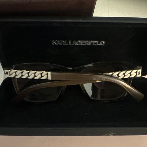 Authentic New Karl Lagerfeld Chain Eyeglass Frames - Picture 3 of 3